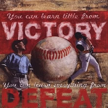 Victoria Baseball, poster envejecido.