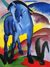 Cuadro famoso de Franz Marc.