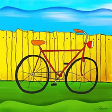 Ilustración de bicicleta.