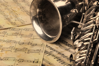 Fotografía de saxo.