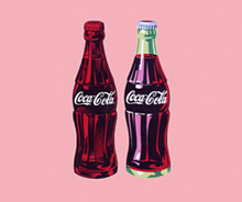Coca Cola el estilo Pop.