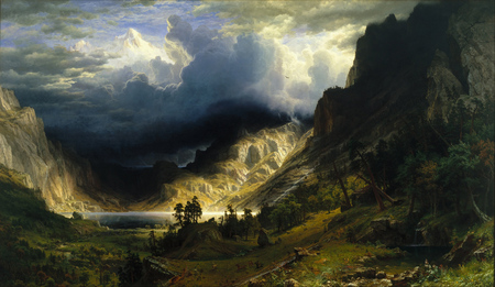 Tormanta en las Rocallosas - Bierstadt