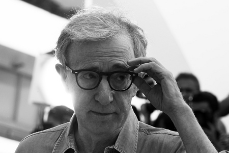 Woody Allen en blanco y negro