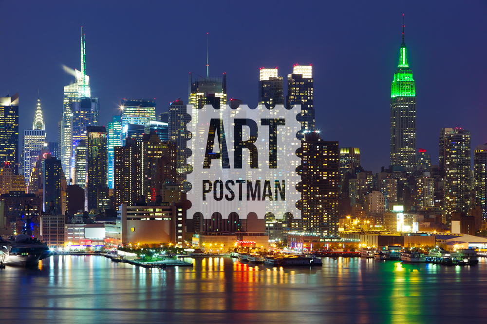 Cuadro de New York, foto de la ciudad que nunca duerme.