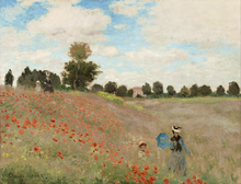 Campos de Amapolas - Claude Monet