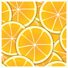 Cuadro en mosaico Orange