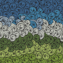 Ilustración Olas Fancy Wave