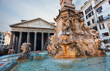Roma con Panteón y Fontana de Trevi
