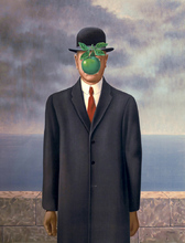 Cuadro famoso de Magritte.